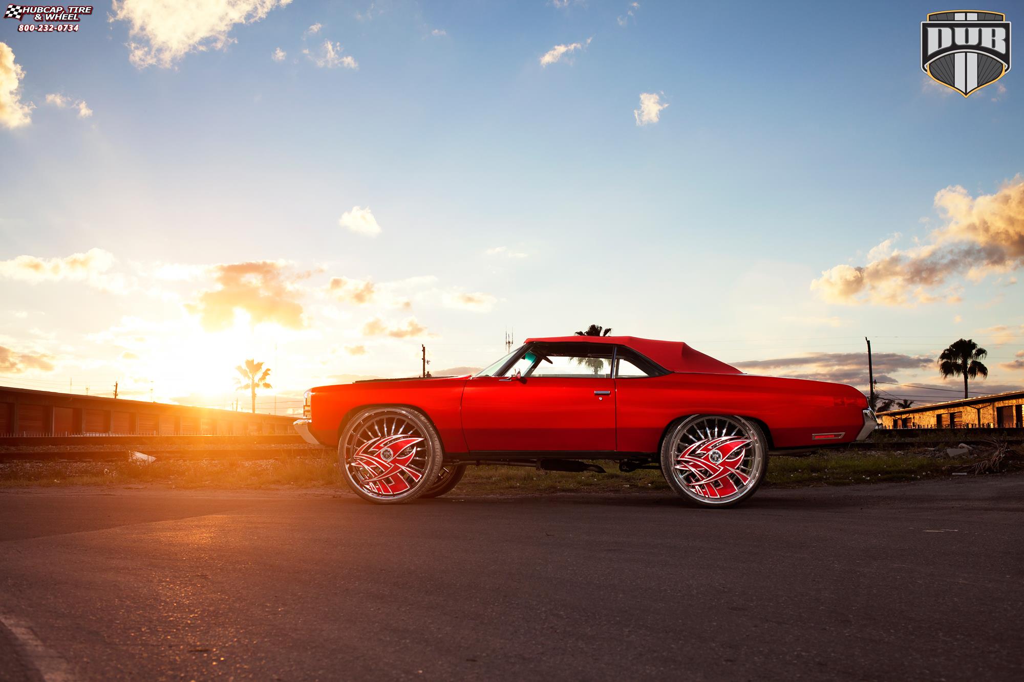 vehicle gallery/chevrolet impala dub s507 razz  Chrome wheels and rims