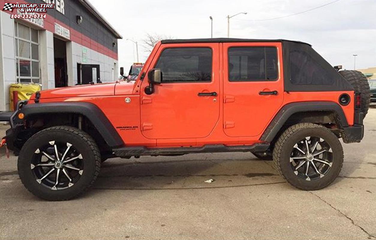 Jeep Wrangler XD Series XD779 Badlands Gloss Black Machined