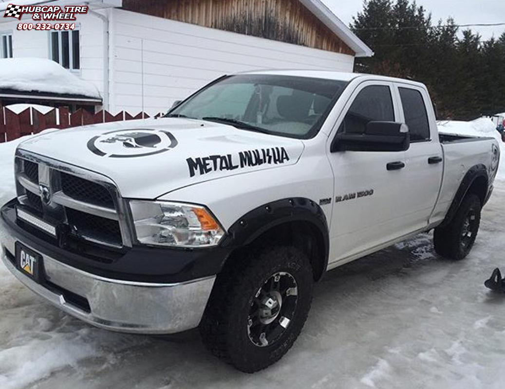 vehicle gallery/ram 1500 xd series xd797 spy x  Gloss Black Machined wheels and rims