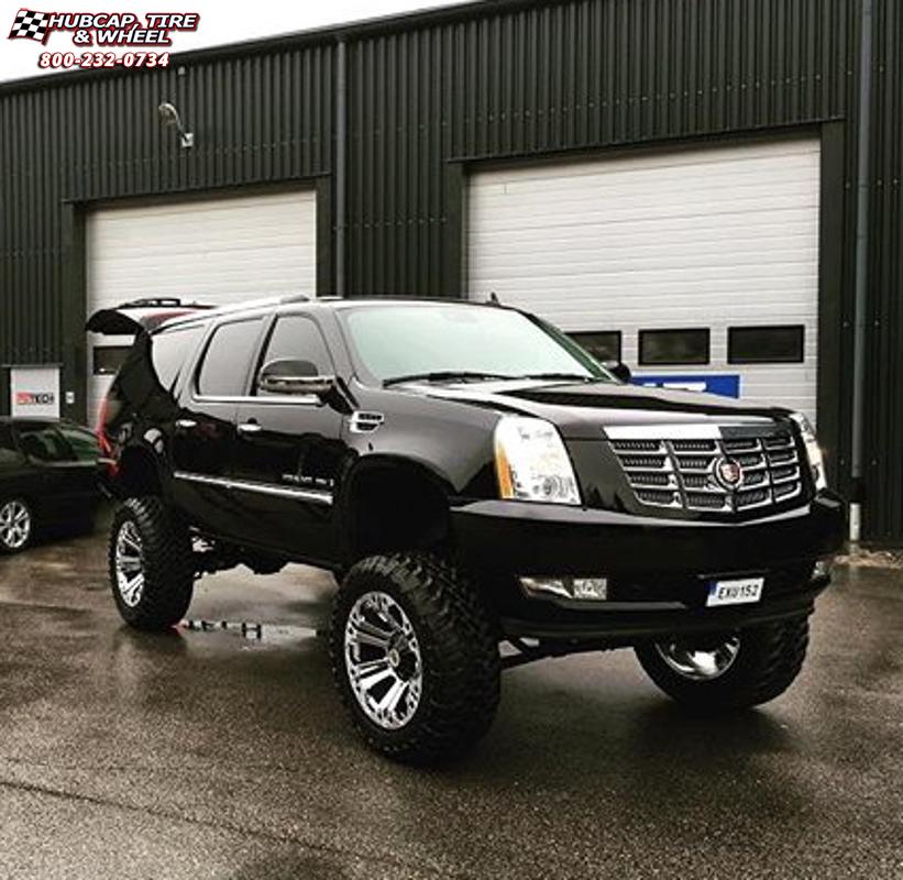 vehicle gallery/cadillac escalade xd series xd778 monster x  Chrome wheels and rims