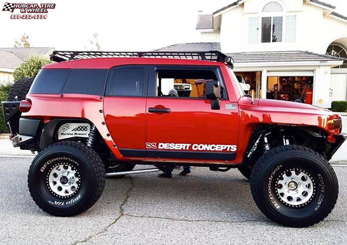 vehicle gallery/toyota fj cruiser xd series xd222 enduro beadlock x  Machined wheels and rims