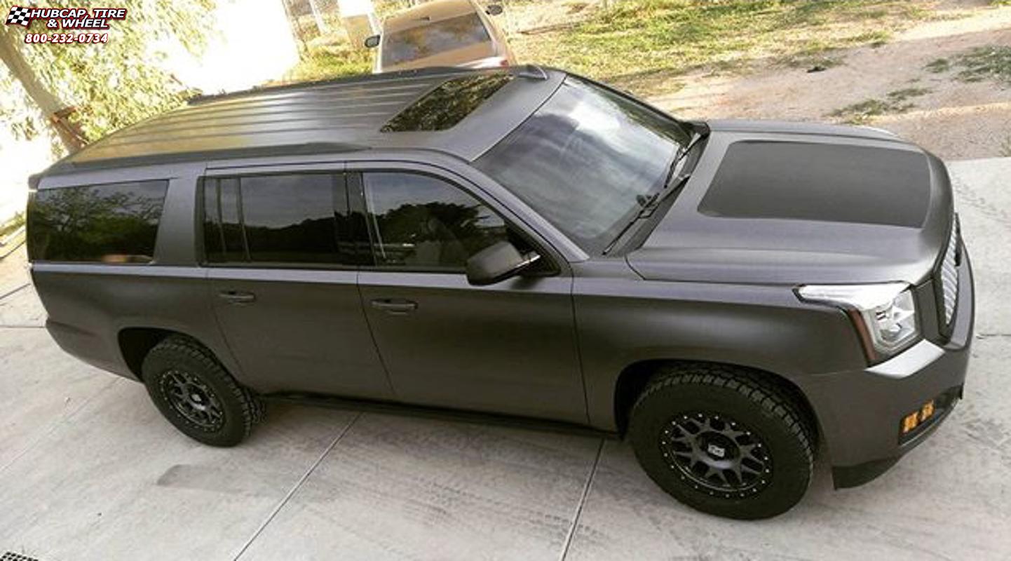 vehicle gallery/chevrolet suburban xd series xd127 bully x  Matte Gray and Black Ring wheels and rims