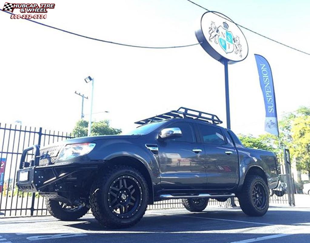 vehicle gallery/ford xd series xd128 machete x  Satin Black wheels and rims