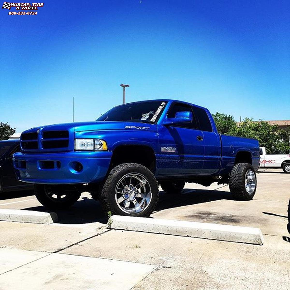 vehicle gallery/ram 2500 moto metal mo962  Chrome wheels and rims