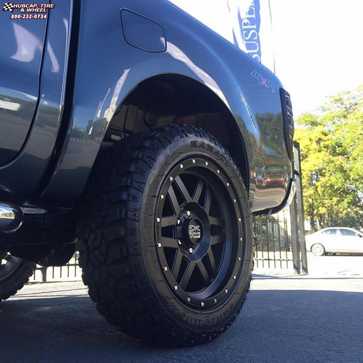 vehicle gallery/ford xd series xd128 machete x  Satin Black wheels and rims