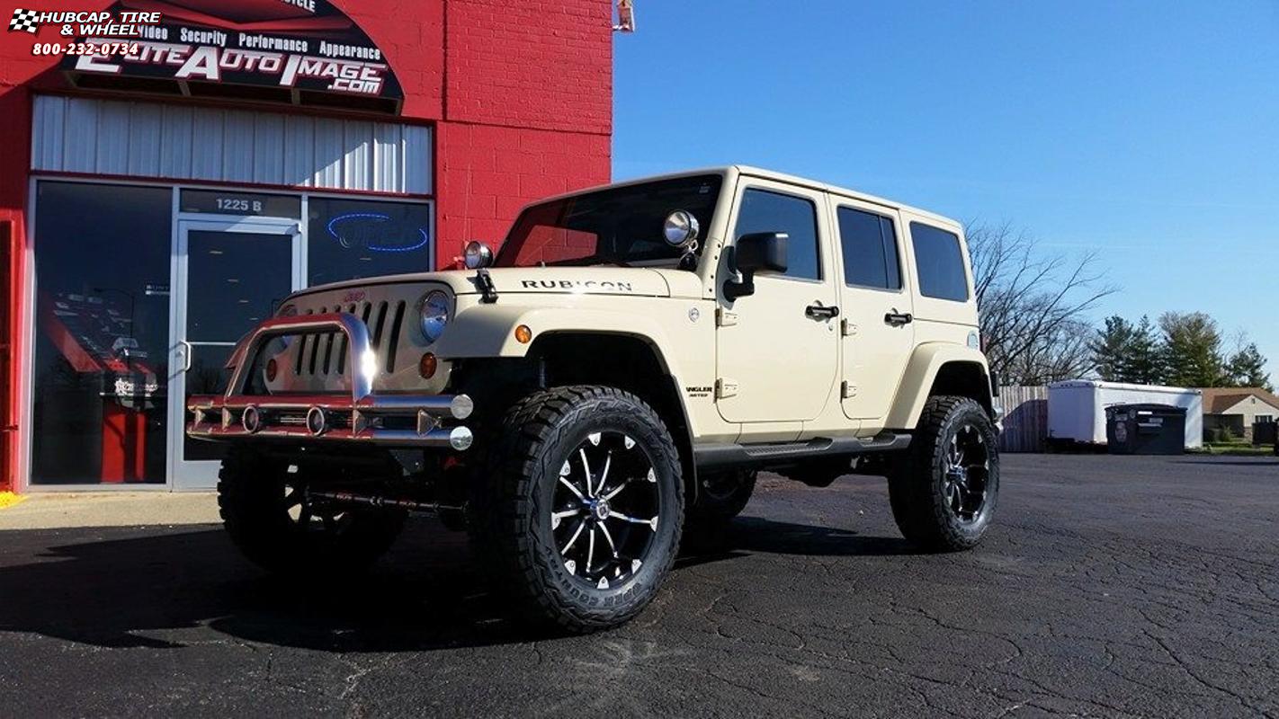 vehicle gallery/jeep wrangler xd series xd779 badlands x  Gloss Black Machined wheels and rims