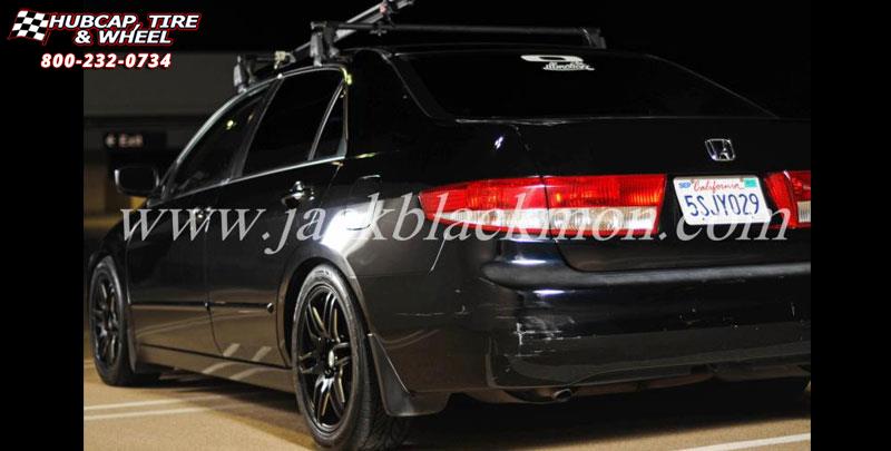 vehicle gallery/honda accord niche nr6 m105 17.00X7.00  Anthracite & Milled Spoke wheels and rims