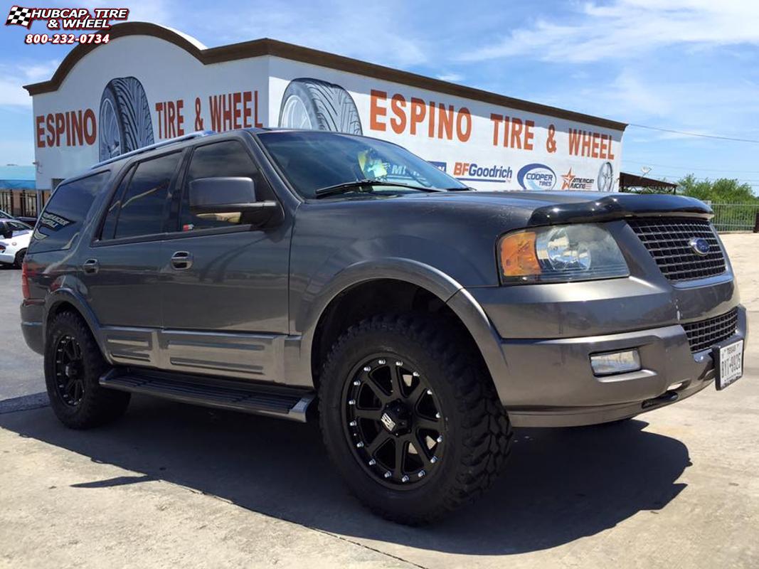 vehicle gallery/ford expedition xd series xd798 addict  Matte Black wheels and rims