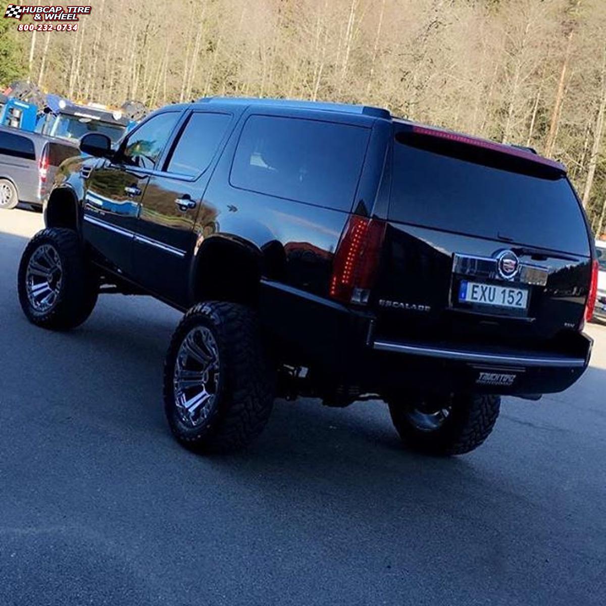 vehicle gallery/cadillac escalade xd series xd778 monster x  Chrome wheels and rims