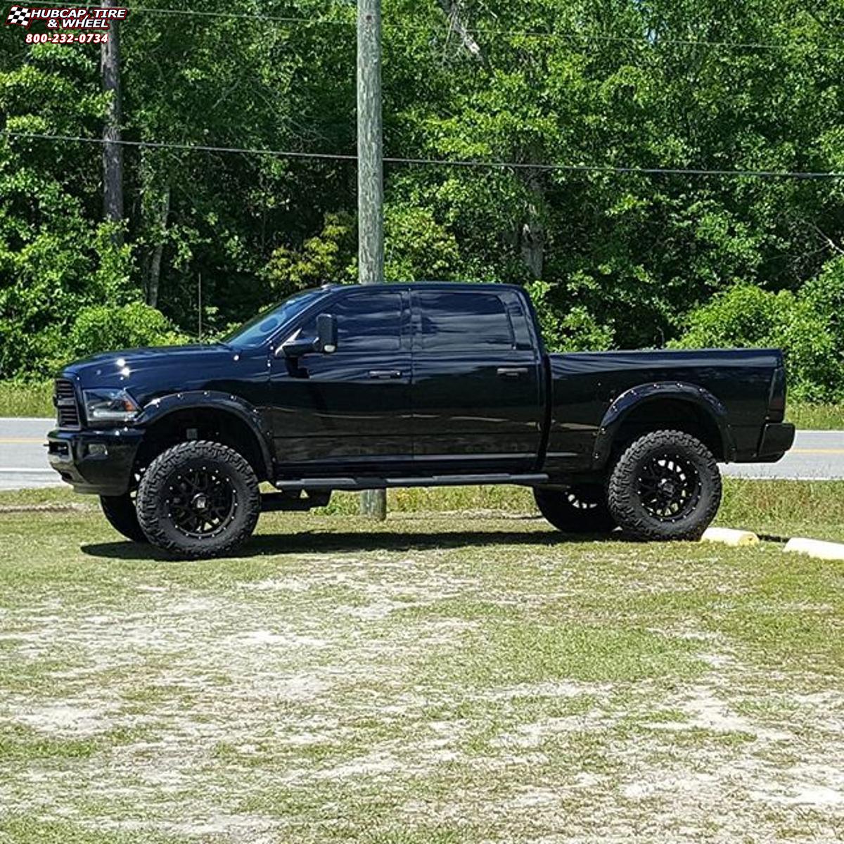 vehicle gallery/ram 1500 xd series xd820 grenade  Satin Black wheels and rims