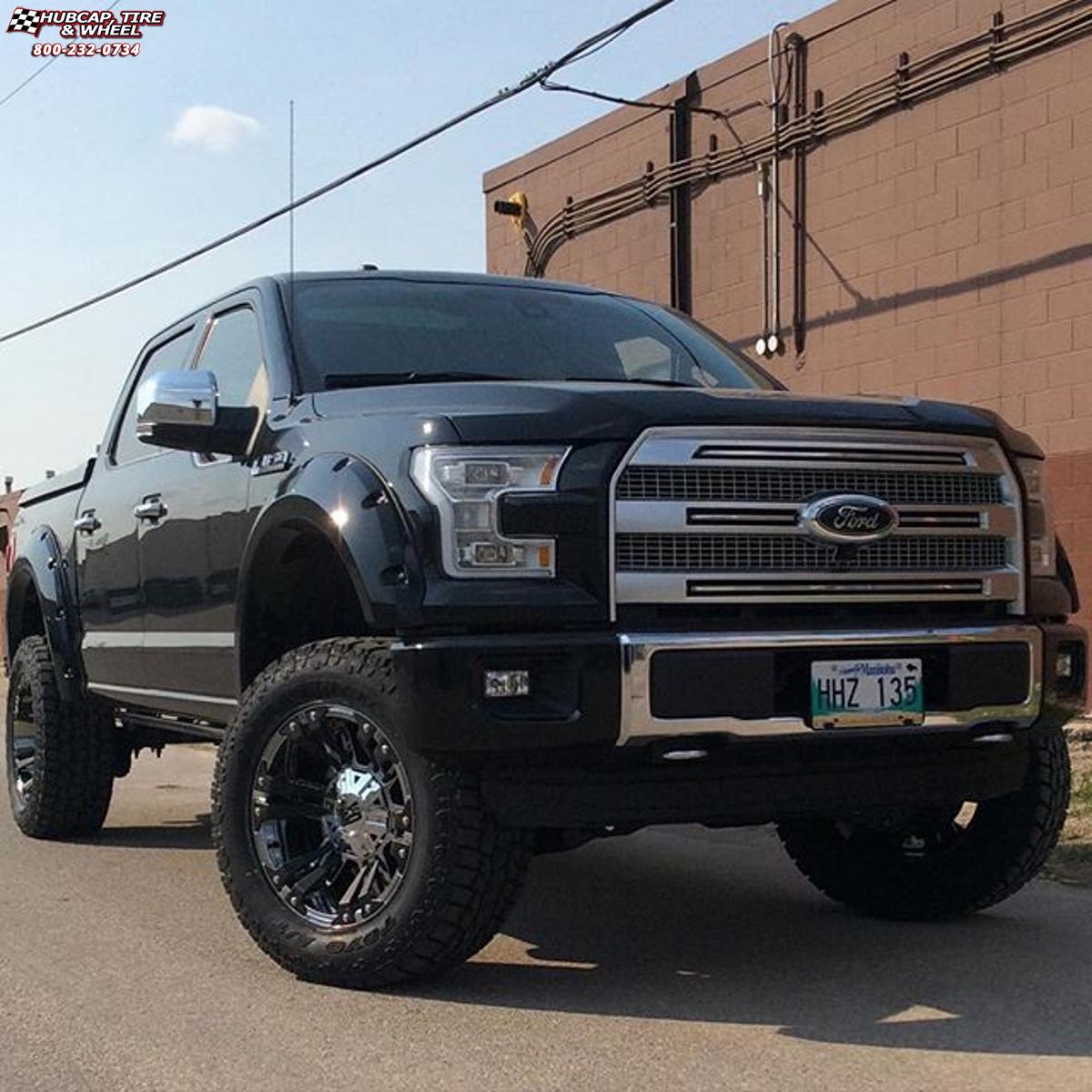 vehicle gallery/ford f 150 xd series xd822 monster ii   wheels and rims