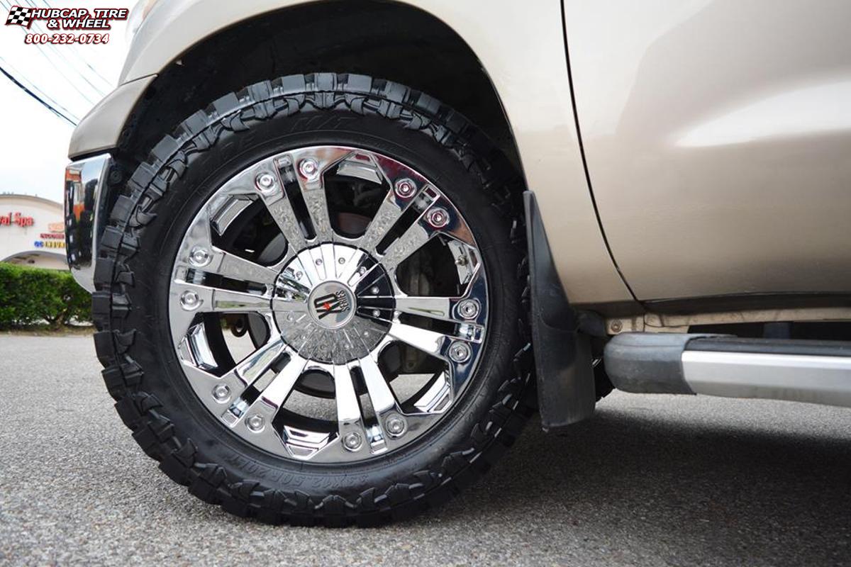 vehicle gallery/2008 toyota tundra xd series xd778 monster x  Chrome wheels and rims