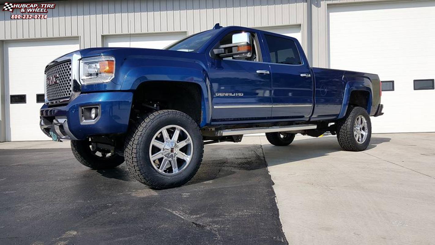 vehicle gallery/gmc sierra 2500 xd series xd823 trap  PVD wheels and rims