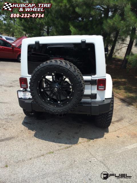 vehicle gallery/jeep wrangler fuel hostage d531 22X10  Matte Black wheels and rims