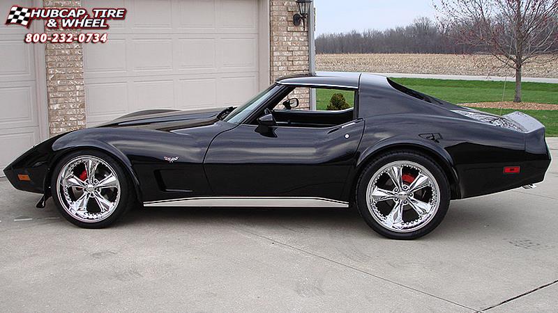 vehicle gallery/1977 chevrolet corvette foose nitrous se f300  Chrome wheels and rims