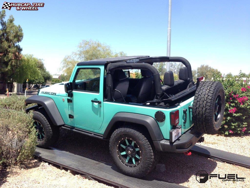 vehicle gallery/jeep wrangler fuel havok d547 17X9  Chrome wheels and rims