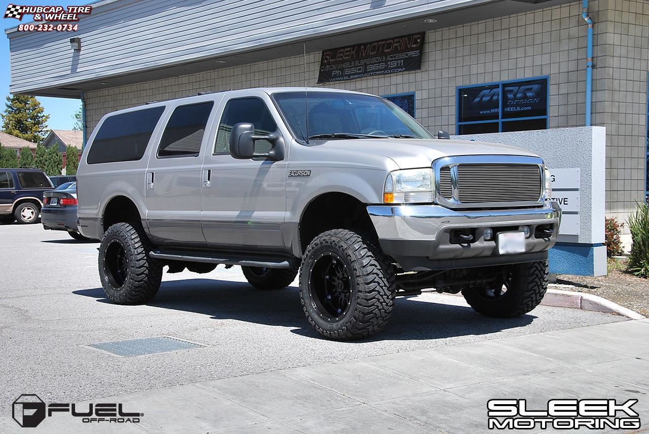vehicle gallery/ford excursion fuel hostage d531 20X10  Matte Black wheels and rims
