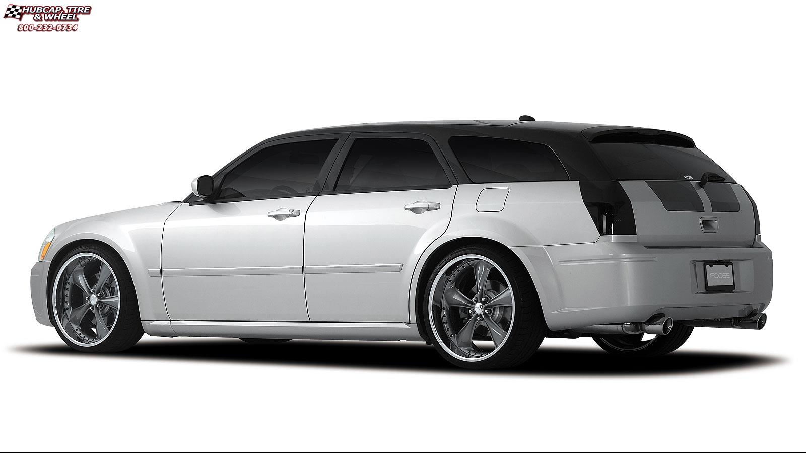 vehicle gallery/2004 dodge magnum foose nitrous se f300  Chrome wheels and rims