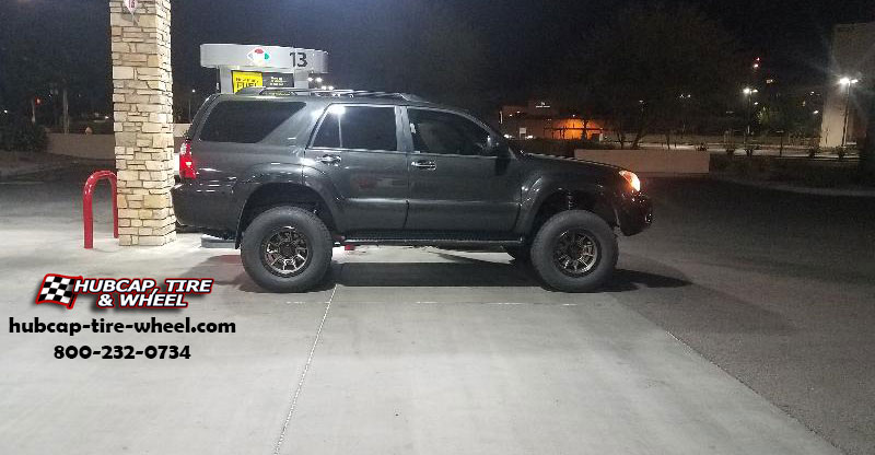 vehicle gallery/2006 toyota 4runner atx series ax202  Bronze w/ Black Lip wheels and rims