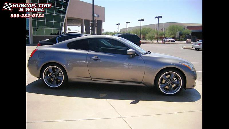 vehicle gallery/2007 infiniti g37 foose nitrous se f300  Chrome wheels and rims