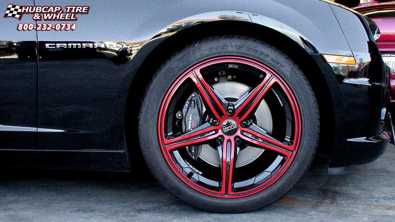 vehicle gallery/2010 chevrolet camaro foose speed f136  Black  Machined wheels and rims