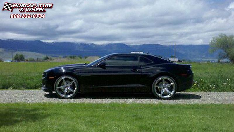 vehicle gallery/2010 chevrolet camaro foose speed f136  Chrome wheels and rims