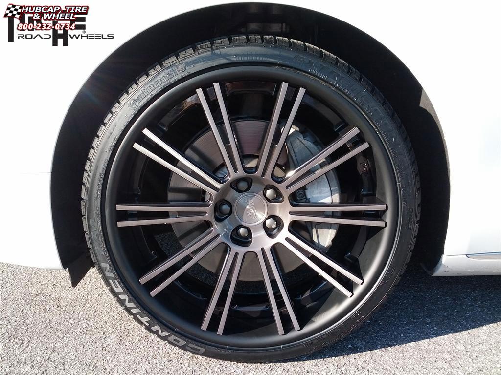 vehicle gallery/audi a8 quattro niche laguna Matte Black, DDT Face, Matte Black Lip wheels and rims