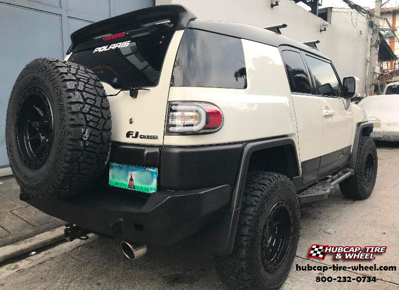 vehicle gallery/2012 toyota fj cruiser atx series ax202  Cast Iron Black wheels and rims