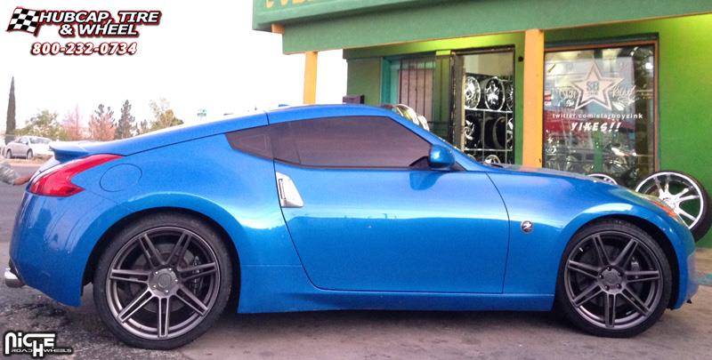 vehicle gallery/nissan 370z niche lucerne m145 20x9  Anthracite wheels and rims