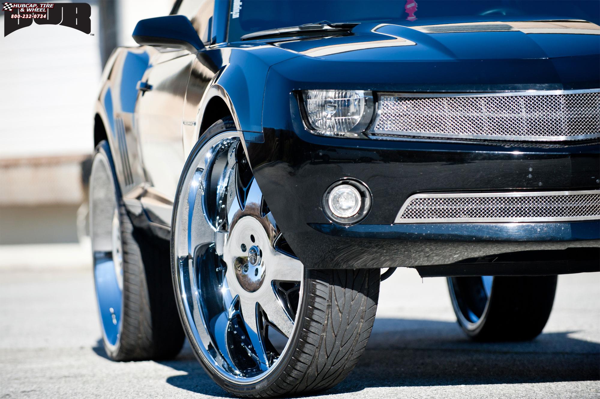 vehicle gallery/chevrolet camaro dub x 69 32X10  Chrome wheels and rims