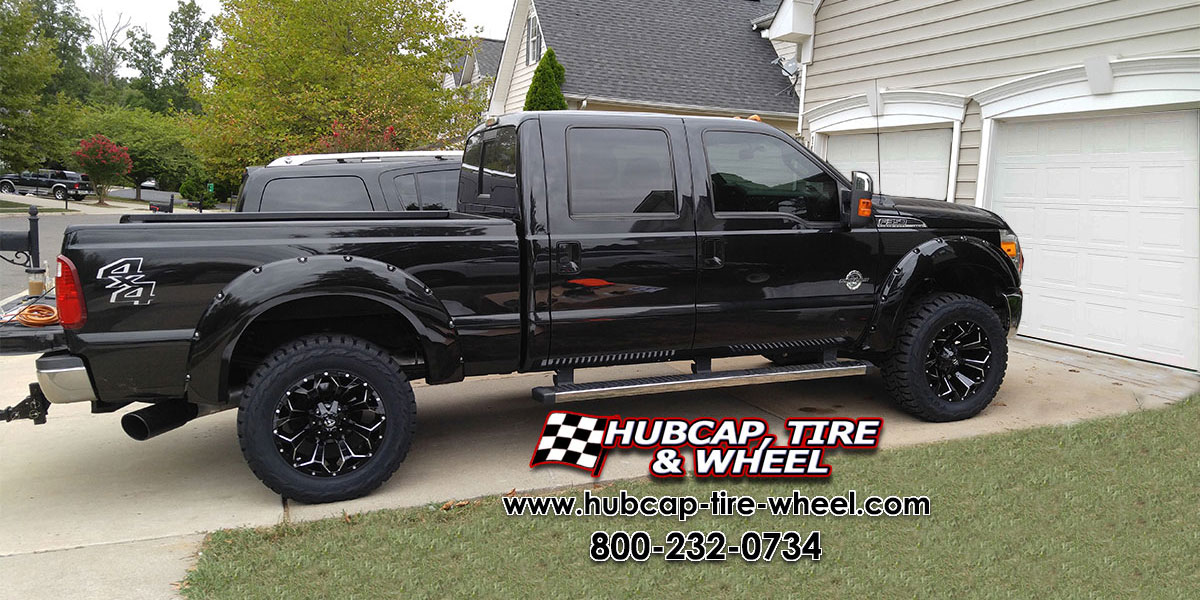 Ford F 350 Super Duty Fuel Assault D576 Gloss Black Milled 20 X 10