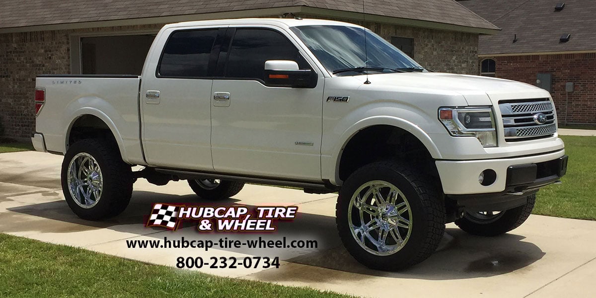 vehicle gallery/2014 ford f 150 fuel hostage d530 22x11  Chrome wheels and rims