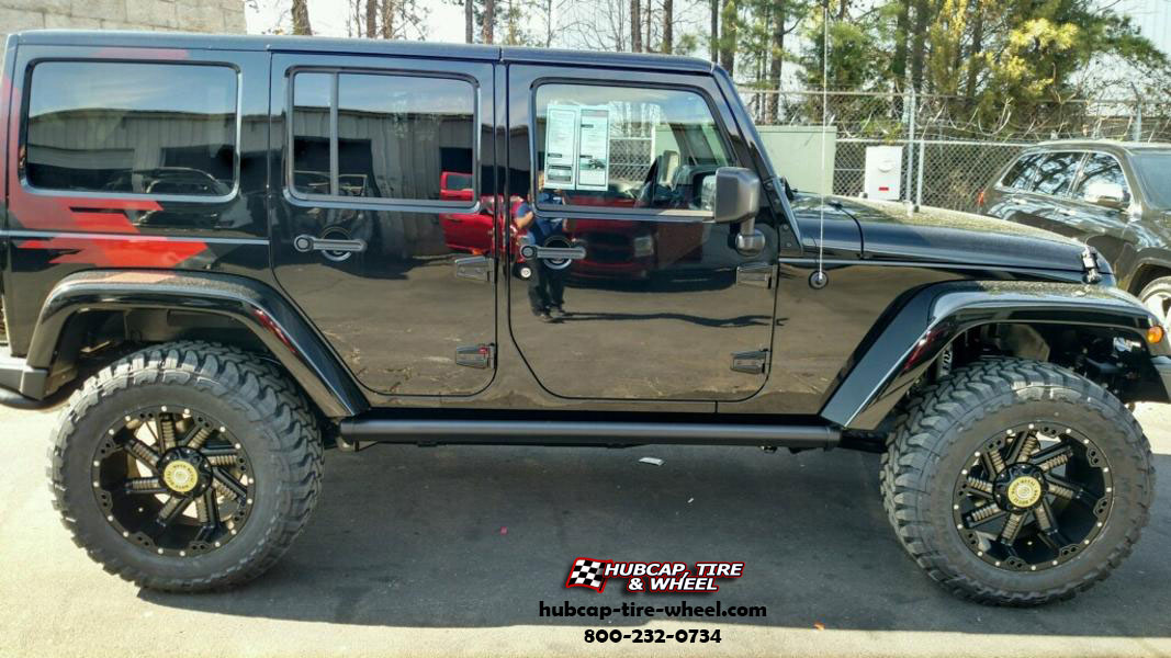 vehicle gallery/jeep wrangler moto metal mo979 buckshot 20x10  Satin Black w/ Gunmetal Inserts wheels and rims