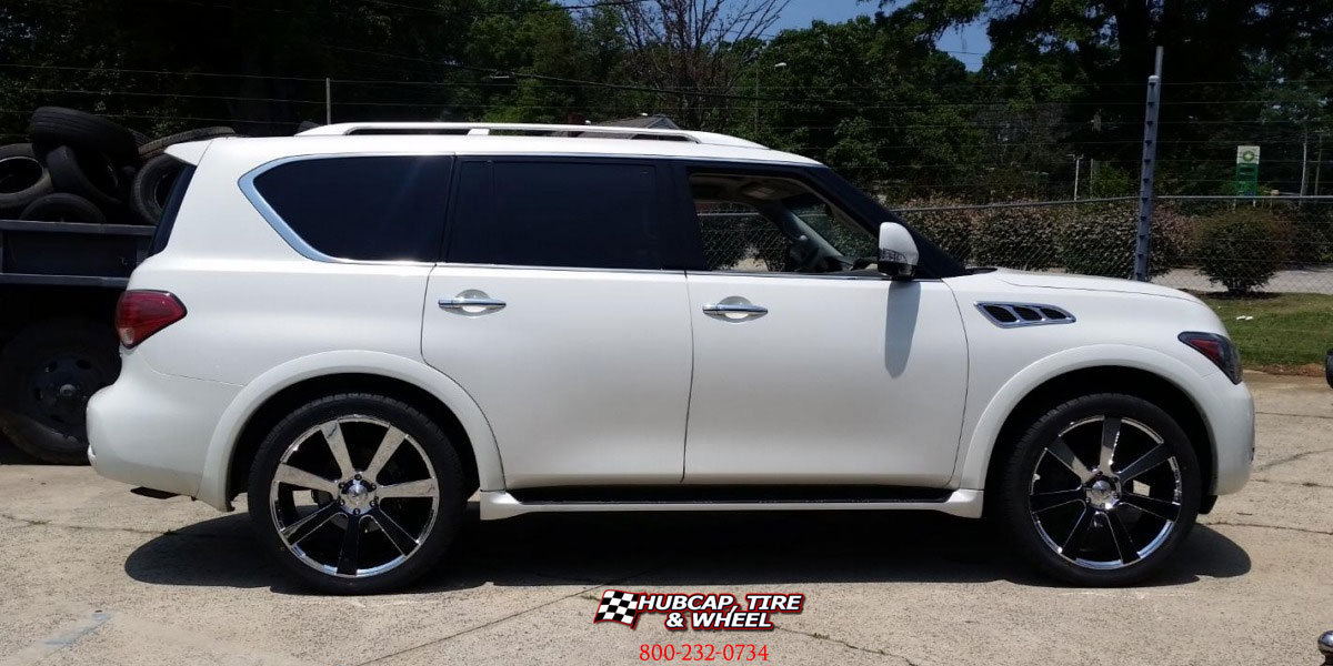 vehicle gallery/2017 audi q5 asanti black label abl 15 chrome 22x9 custom aftermarket  Chrome wheels and rims