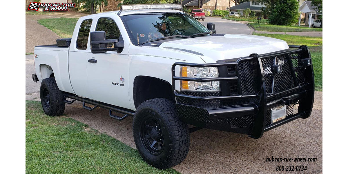 vehicle gallery/2017 chevy silverado 2500 hd xd series xd301 turbine satin black 17x9 custom aftermarket truck  Satin Black wheels and rims