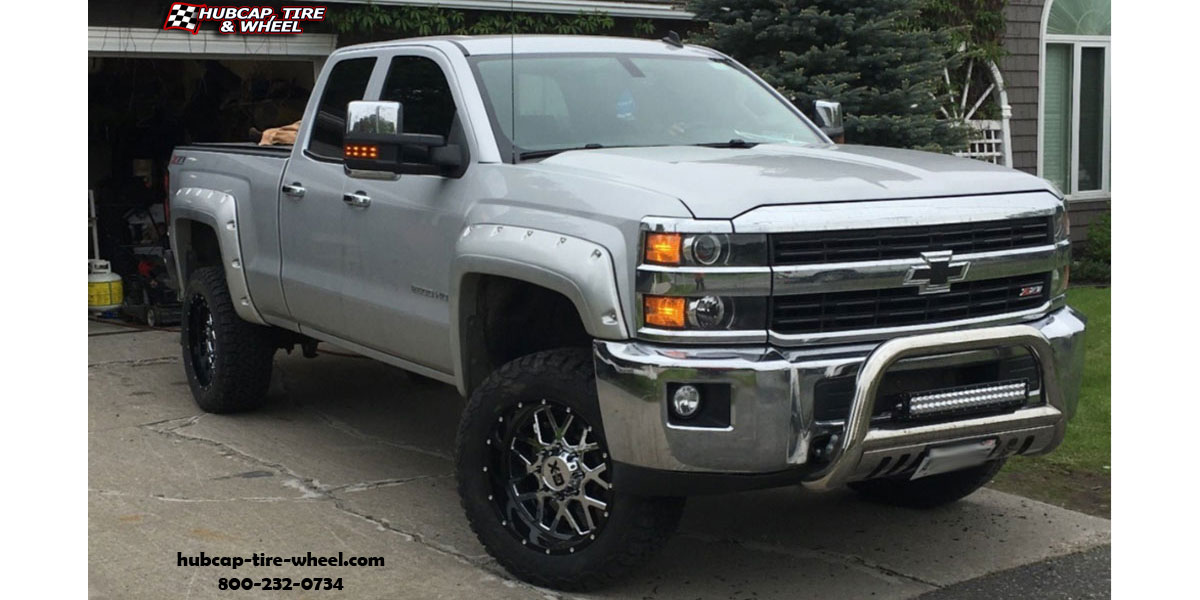 vehicle gallery/2017 chevy silverado xd series xd201 grenade chrome gloss black lip 20x10 custom aftermarket truck  Chrome w/ Gloss Black Lip wheels and rims