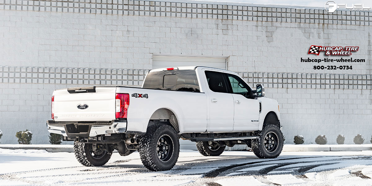 vehicle gallery/ford f 250 super duty fuel baja d626 20x9  Satin Black wheels and rims