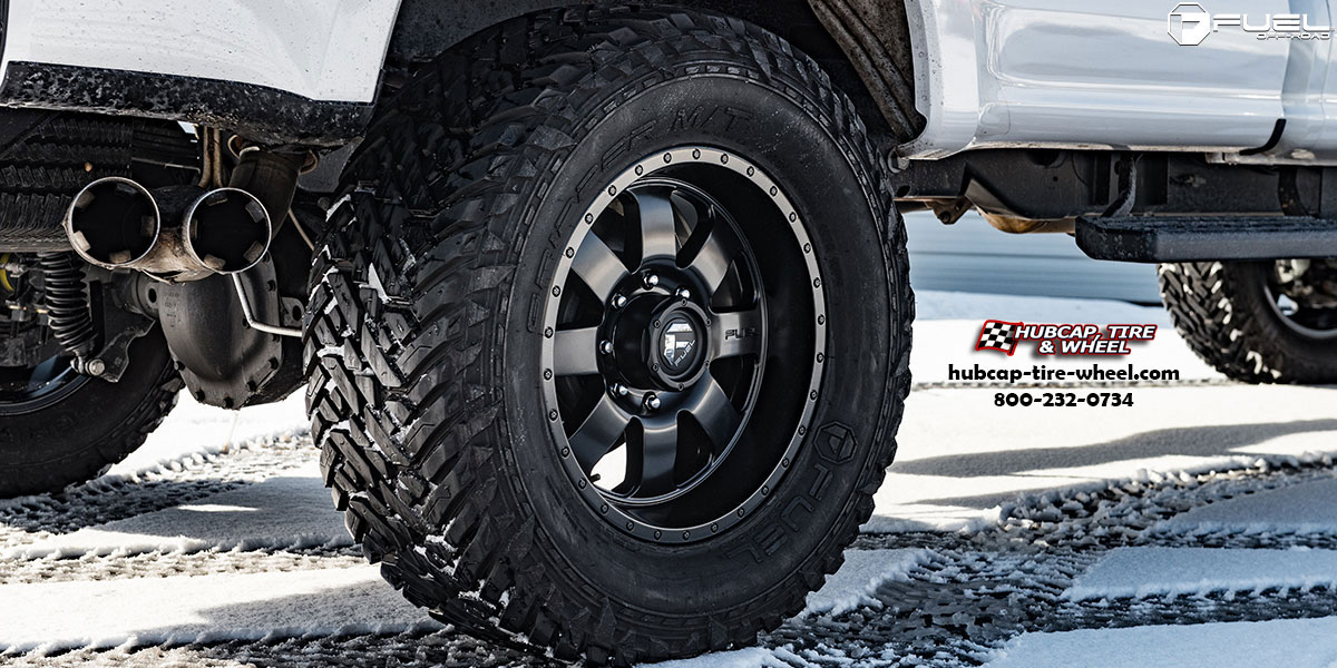 vehicle gallery/ford f 250 super duty fuel baja d626 20x9  Satin Black wheels and rims