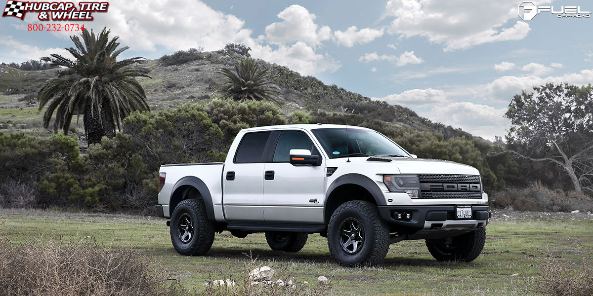 vehicle gallery/2017 ford f 150 fuel d590 ripper gloss black milled 17x9 custom aftermarket  Gloss Black & Milled wheels and rims