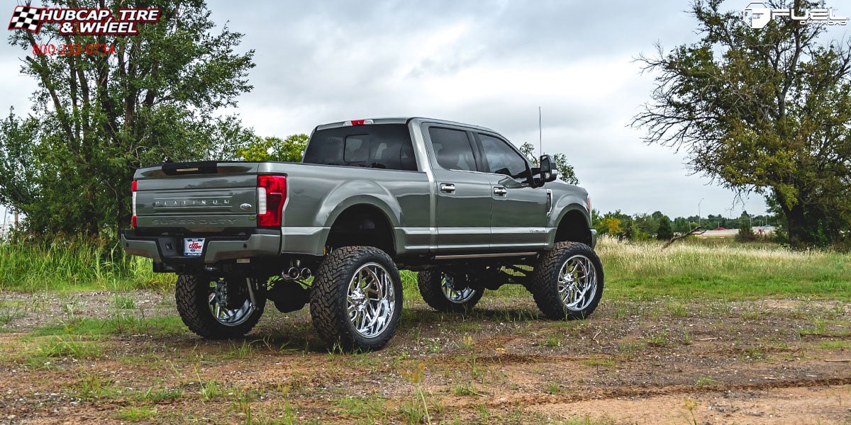 vehicle gallery/2017 ford f 250 super duty fuel d609 triton chrome 26x12 custom aftermarket  Chrome wheels and rims