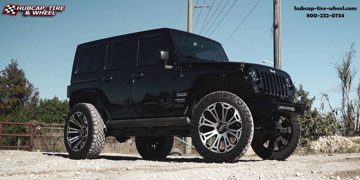 vehicle gallery/2017 jeep wrangler asanti offroad ab813 cleaver black machined 22x10 custom aftermarket truck  Black Machined wheels and rims