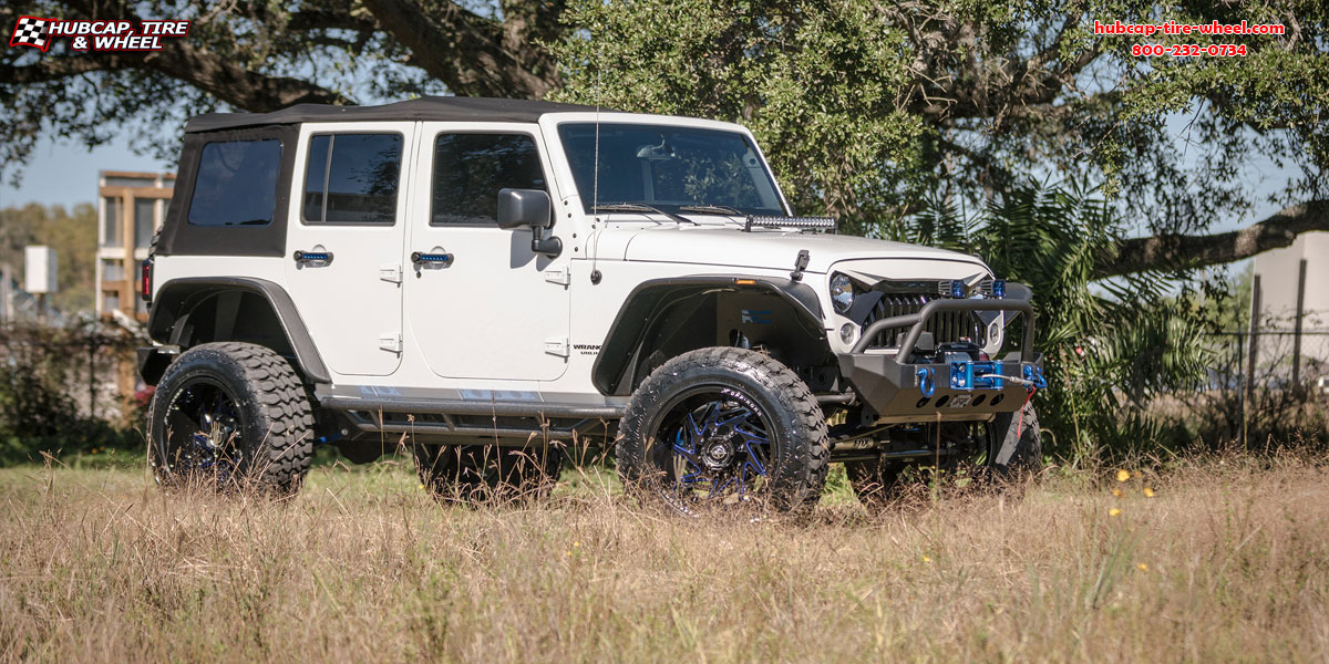 vehicle gallery/2017 jeep wrangler xf 203 black milled 17x9 custom aftermarket truck  Black Milled wheels and rims