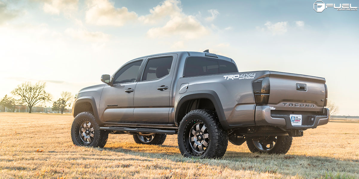 vehicle gallery/toyota tacoma fuel baja d628 20x9  Matte Gunmetal wheels and rims