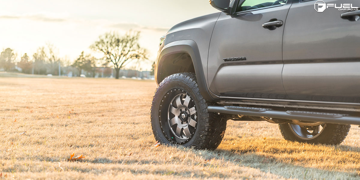 vehicle gallery/toyota tacoma fuel baja d628 20x9  Matte Gunmetal wheels and rims