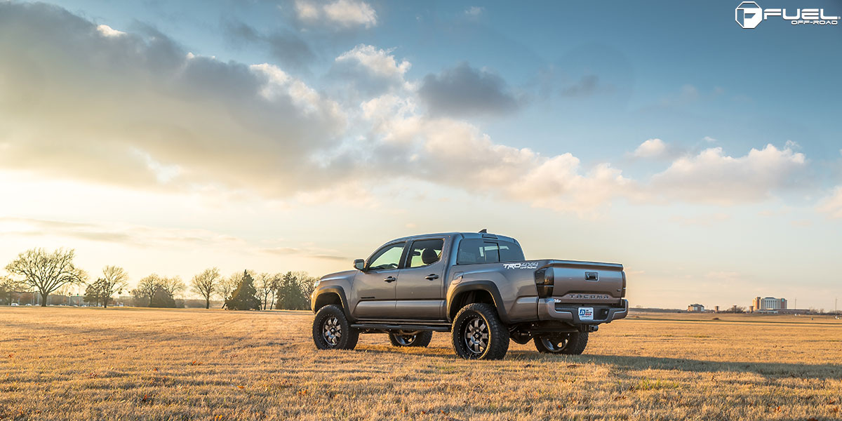 vehicle gallery/toyota tacoma fuel baja d628 20x9  Matte Gunmetal wheels and rims