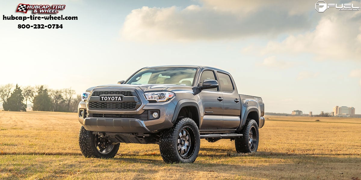 vehicle gallery/toyota tacoma fuel baja d628 20x9  Matte Gunmetal wheels and rims