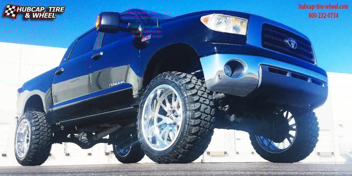vehicle gallery/2017 toyota tundra mo401 polished 20x10 custom aftermarket truck  Polished wheels and rims