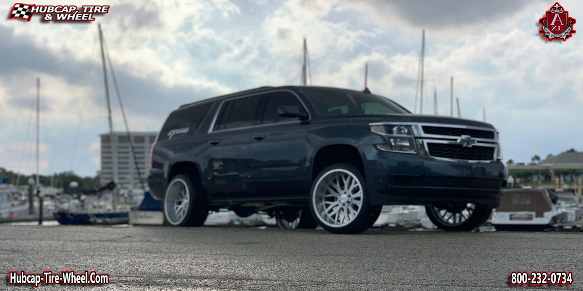 2018 chevrolet tahoe ax11 compression forged silver brushed milled mirror lip 24x12 custom wheels aftermarket rims.html Silver Brushed Milled w/ Mirror Lip wheels and rims