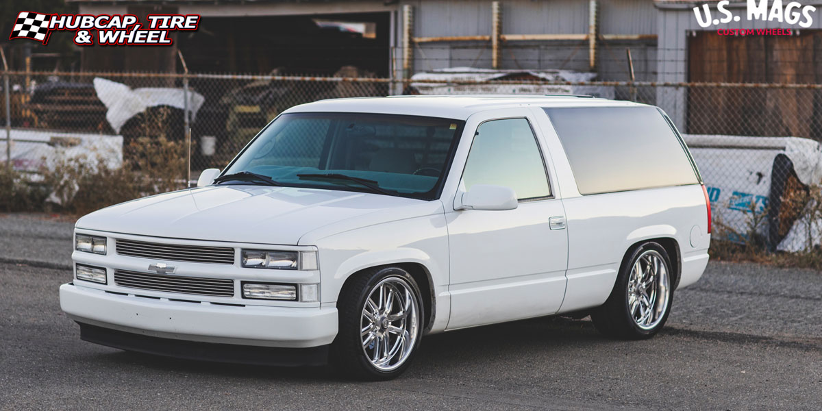 2018 chevy tahoe us mags u130 bullet matte gunmetal milled 20x9.5 custom aftermarket  Matte Gunmetal Milled wheels and rims