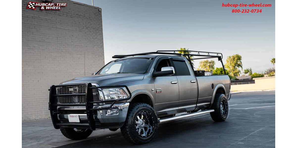 vehicle gallery/2018 dodge ram 3500 xd series xd202 buck 25 chrome 20x10 custom aftermarket  Chrome w/ Gloss Black Lip wheels and rims